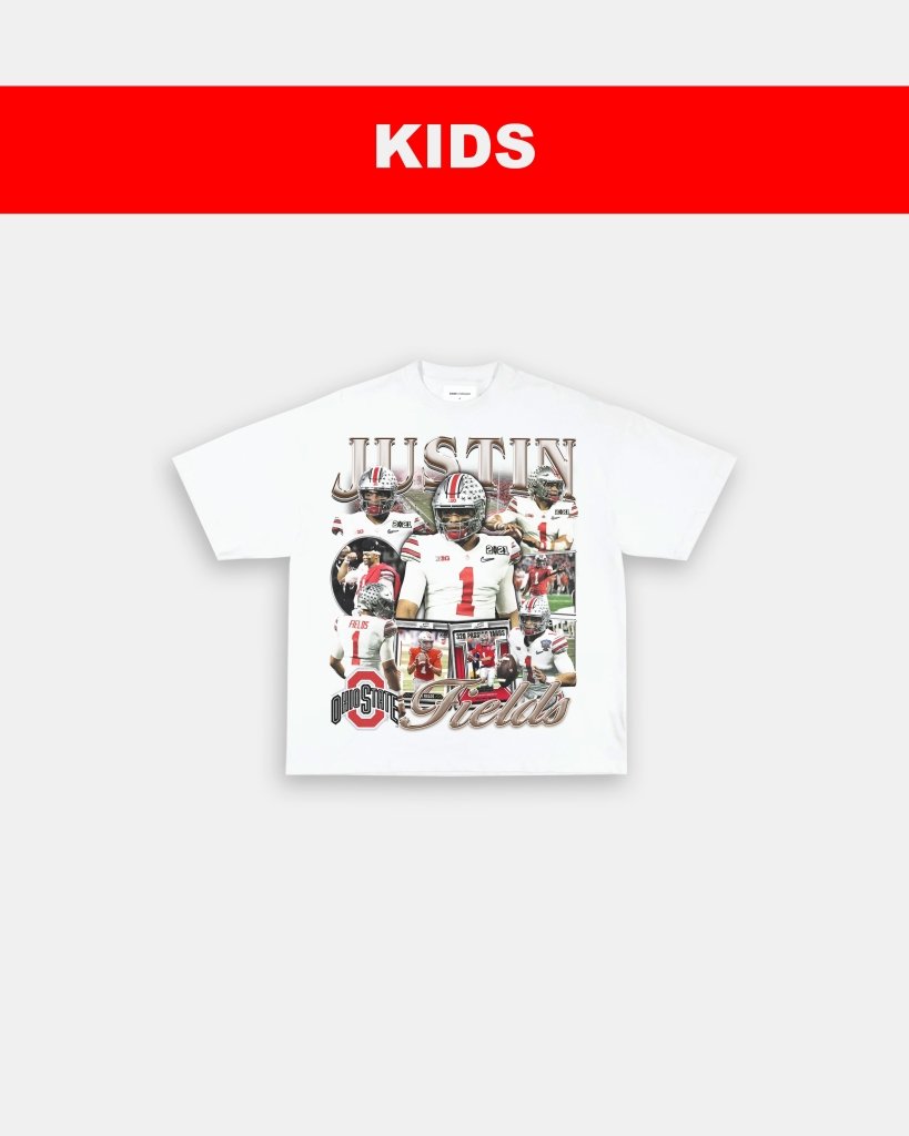 JUSTIN FIELDS - OSU - KIDS TEE Hoodie, Sweatshirt | CoreVibeTees.com (Image 2)