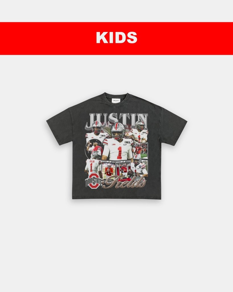 JUSTIN FIELDS - OSU - KIDS TEE Hoodie, Sweatshirt | CoreVibeTees.com (Image 5)