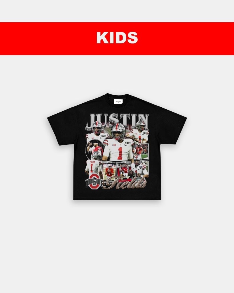 JUSTIN FIELDS - OSU - KIDS TEE Hoodie, Sweatshirt | CoreVibeTees.com (Image 4)
