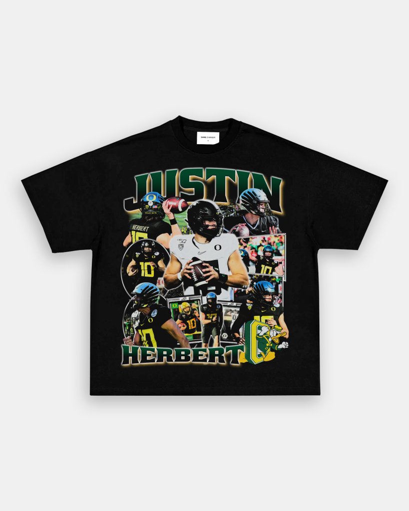 JUSTIN HERBERT - OREGON TEE Hoodie, Sweatshirt | CoreVibeTees.com (Image 3)