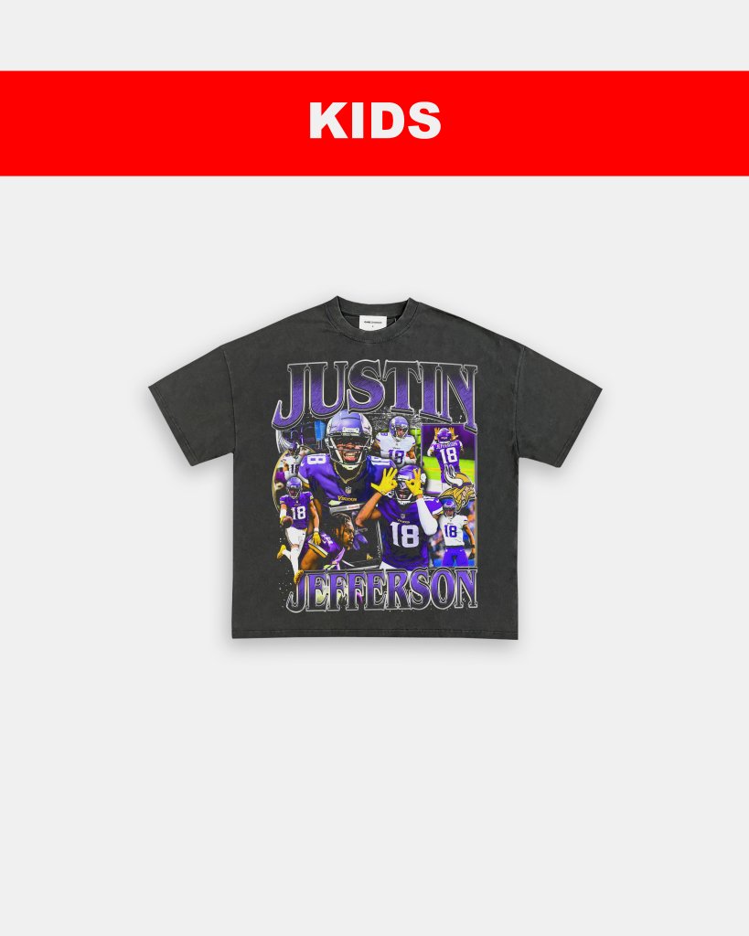 JUSTIN JEFFERSON 2 - KIDS TEE Hoodie, Sweatshirt | CoreVibeTees.com (Image 1)