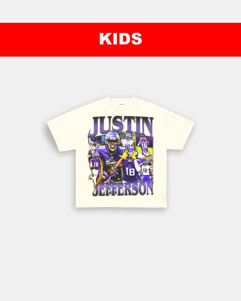 JUSTIN JEFFERSON 2 - KIDS TEE Hoodie, Sweatshirt | CoreVibeTees.com (Image 4)