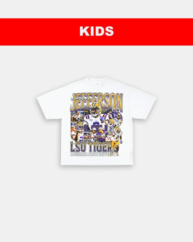 JUSTIN JEFFERSON - LSU - KIDS TEE Hoodie, Sweatshirt | CoreVibeTees.com (Image 2)