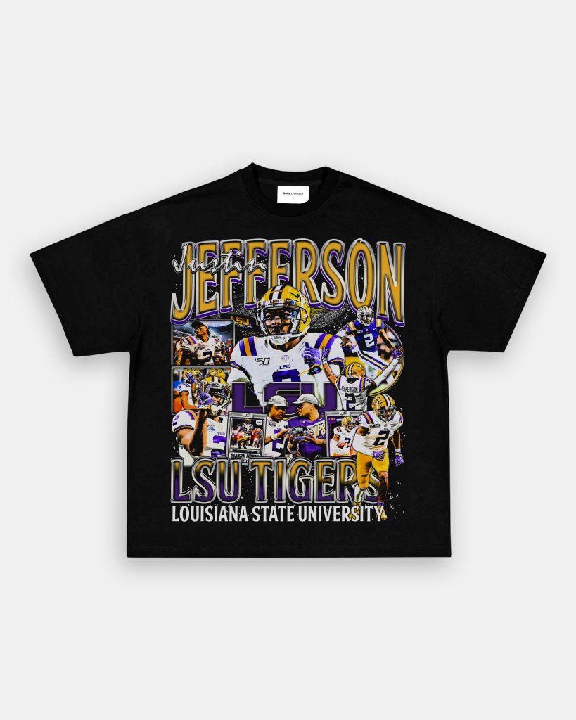 JUSTIN JEFFERSON - LSU TEE Hoodie, Sweatshirt | CoreVibeTees.com (Image 3)
