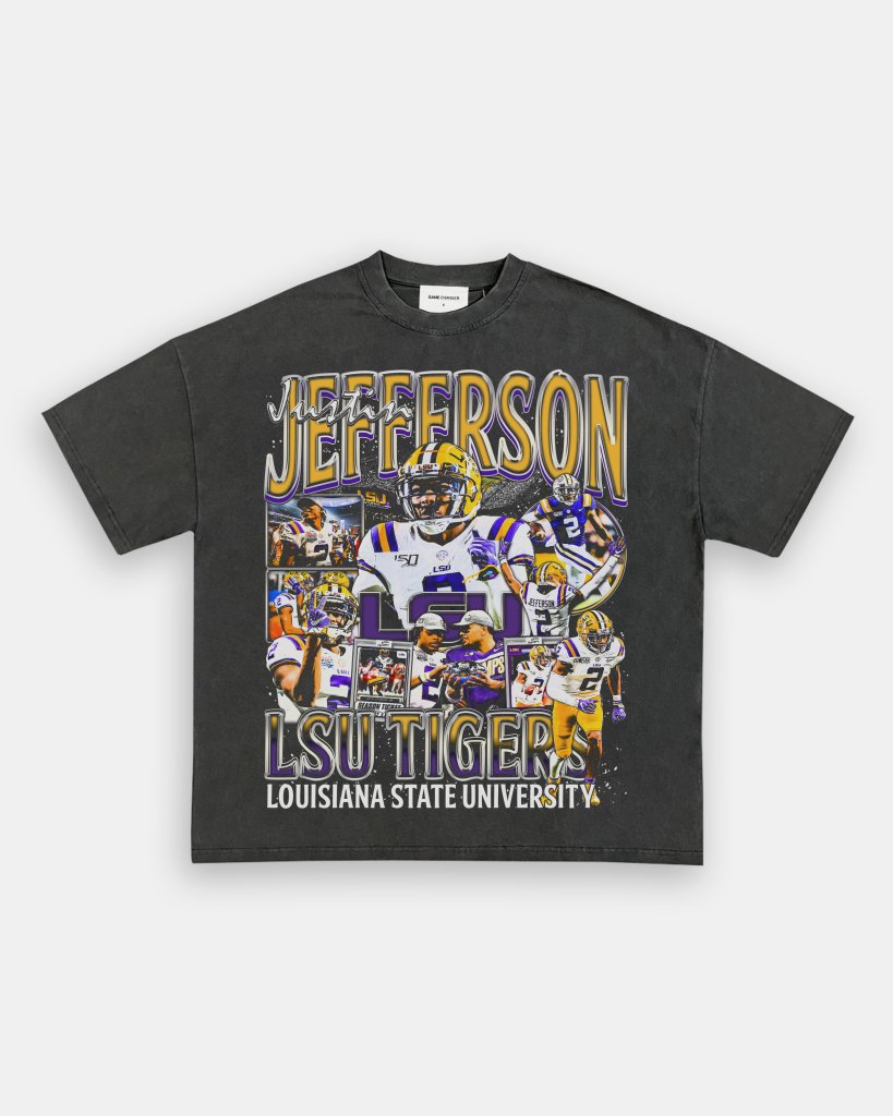 JUSTIN JEFFERSON - LSU TEE Hoodie, Sweatshirt | CoreVibeTees.com (Image 5)