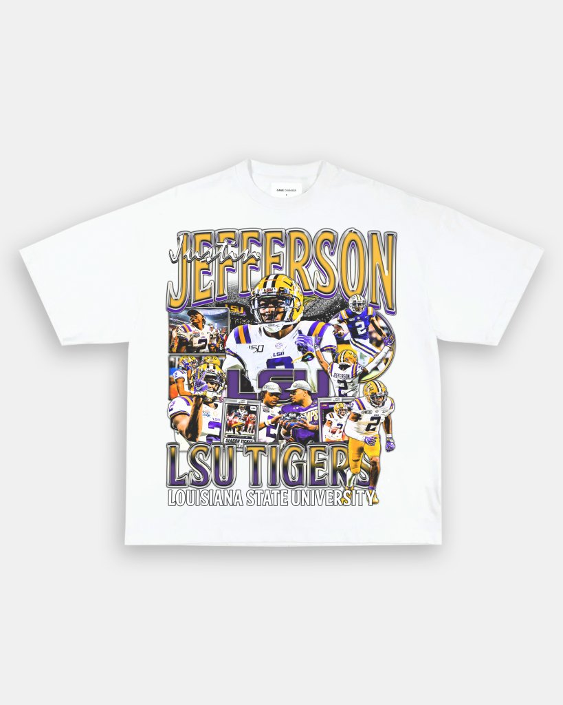 JUSTIN JEFFERSON - LSU TEE Hoodie, Sweatshirt | CoreVibeTees.com (Image 2)