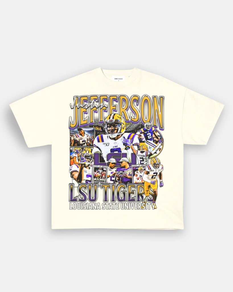 JUSTIN JEFFERSON - LSU TEE Hoodie, Sweatshirt | CoreVibeTees.com (Image 4)
