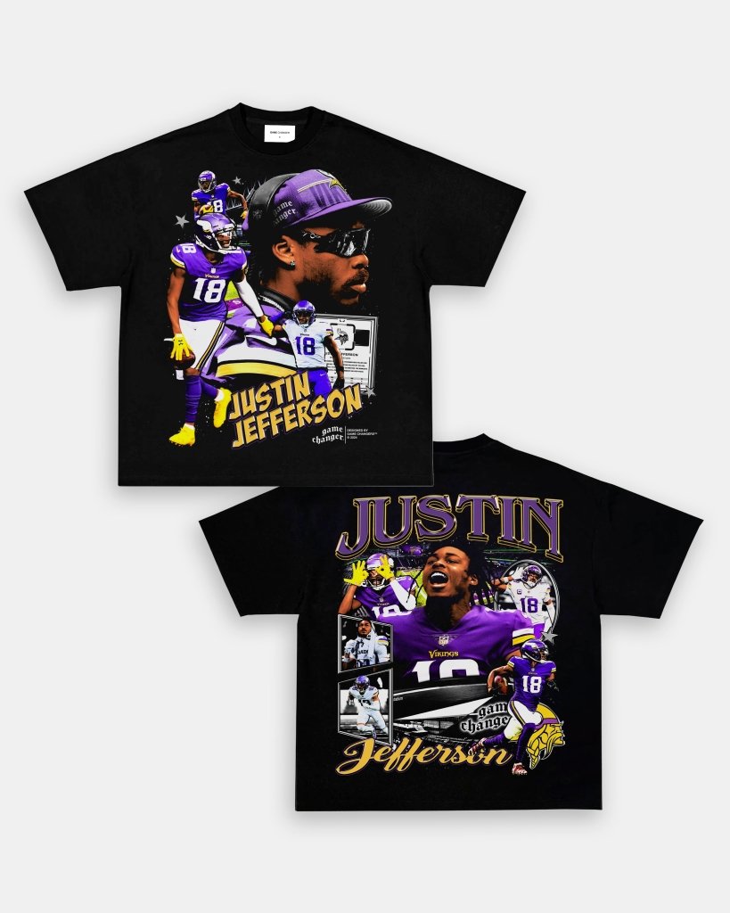 JUSTIN JEFFERSON V3 TEE - [DS] Hoodie, Sweatshirt | CoreVibeTees.com (Image 1)