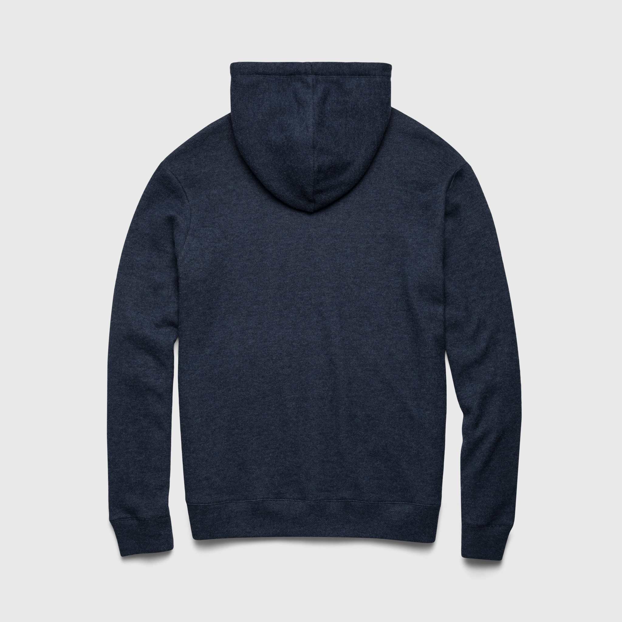 Justin Sweater Fleece Hoodie - Navy Heather T-Shirts, Sweatshirt | CoreVibeTees.com (Image 2)