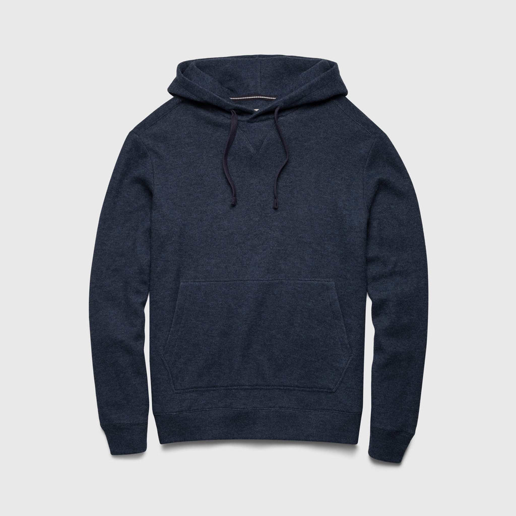 Justin Sweater Fleece Hoodie - Navy Heather T-Shirts, Sweatshirt | CoreVibeTees.com (Image 1)