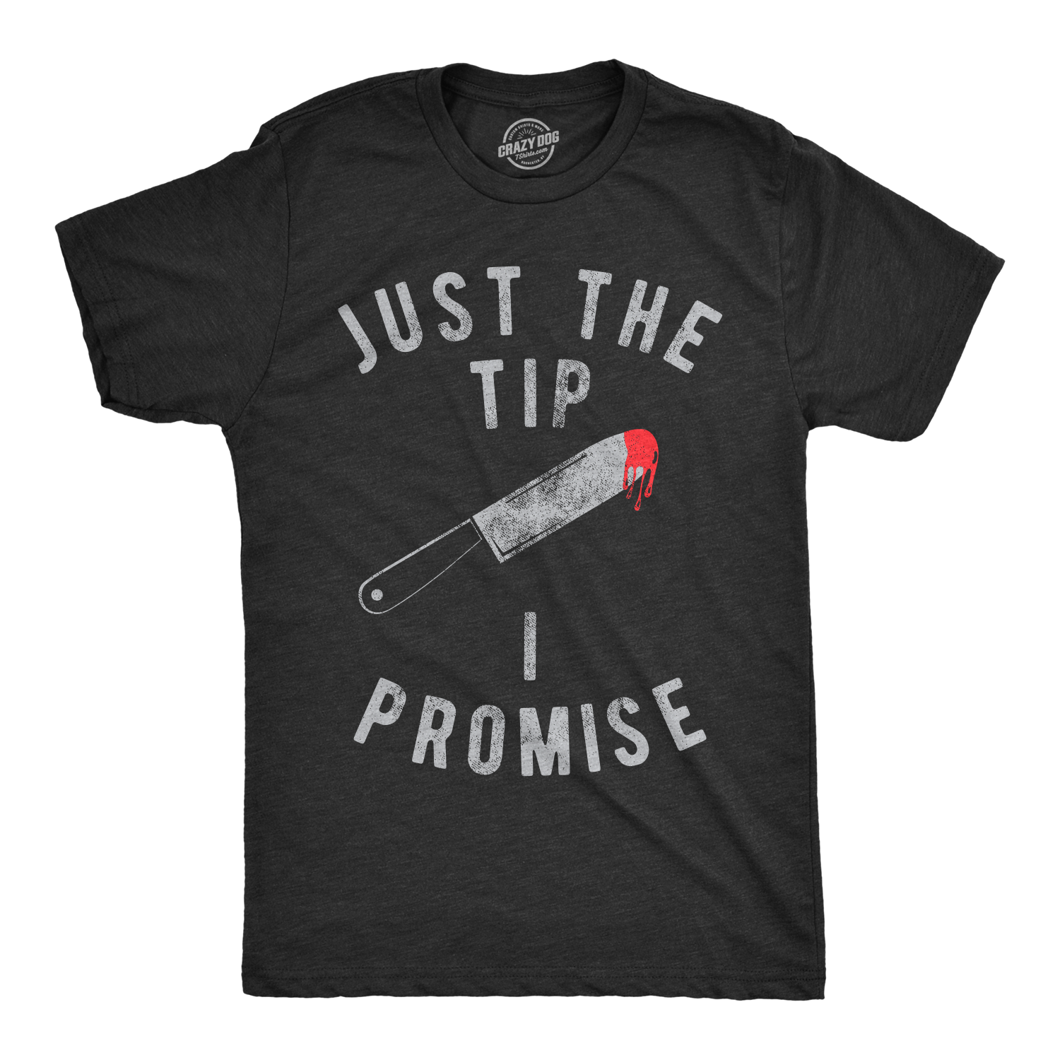 Just The Tip I Promise Men's T Shirt Hoodie, Sweatshirt | CoreVibeTees.com (Image 1)