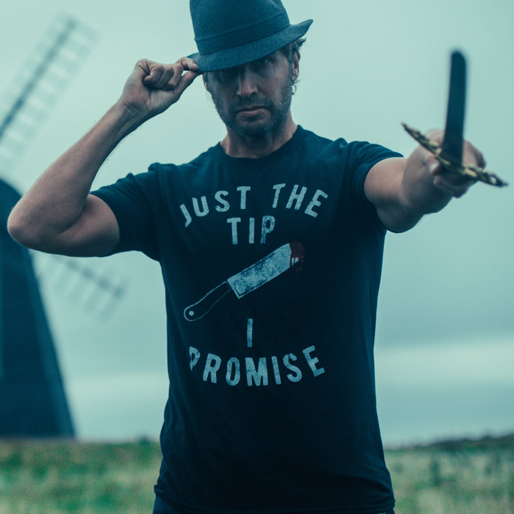 Just The Tip I Promise Men's T Shirt Hoodie, Sweatshirt | CoreVibeTees.com (Image 3)