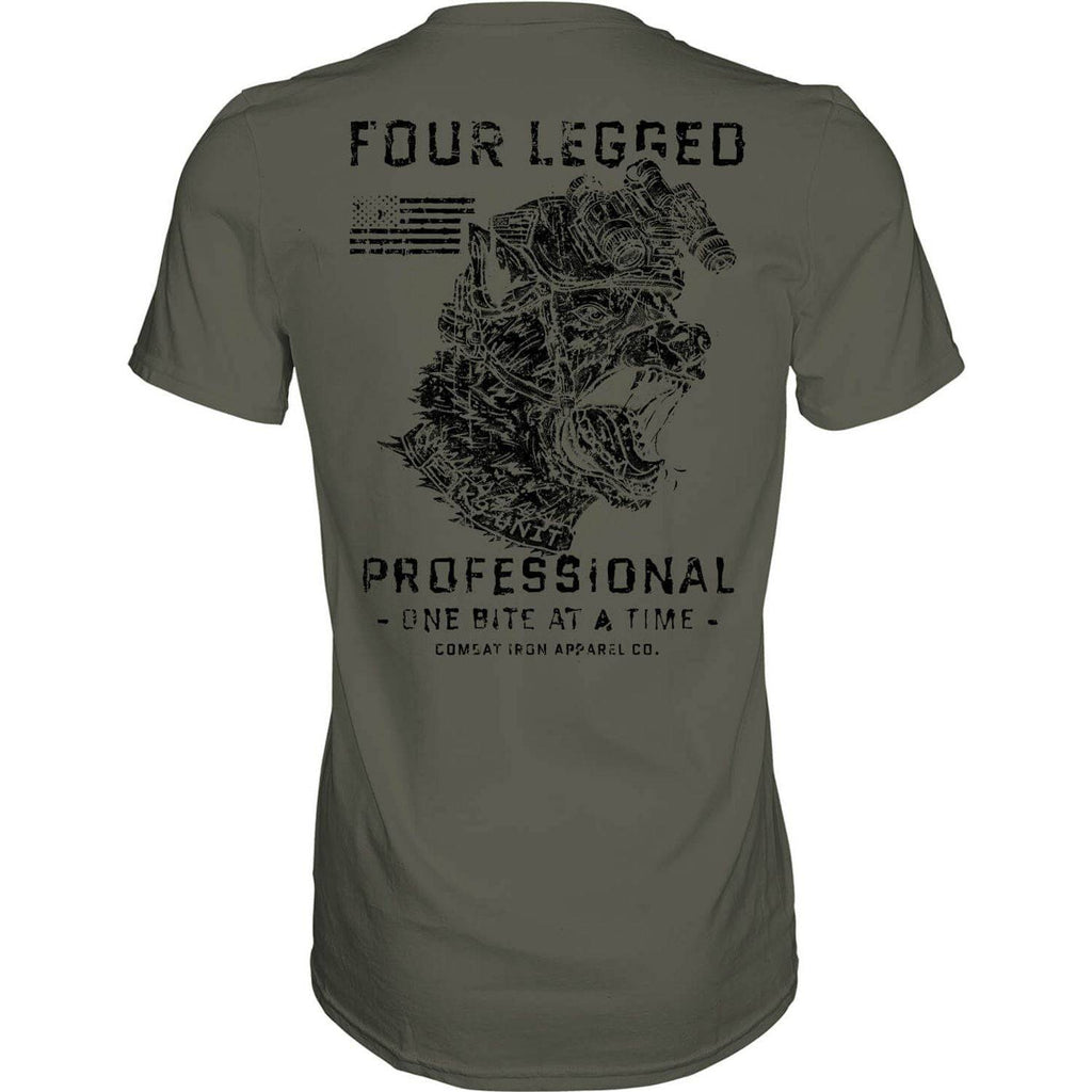 Four Legged Professional K9 Dog Training Men's T-Shirt Hoodie, Sweatshirt | CoreVibeTees.com (Image 5)