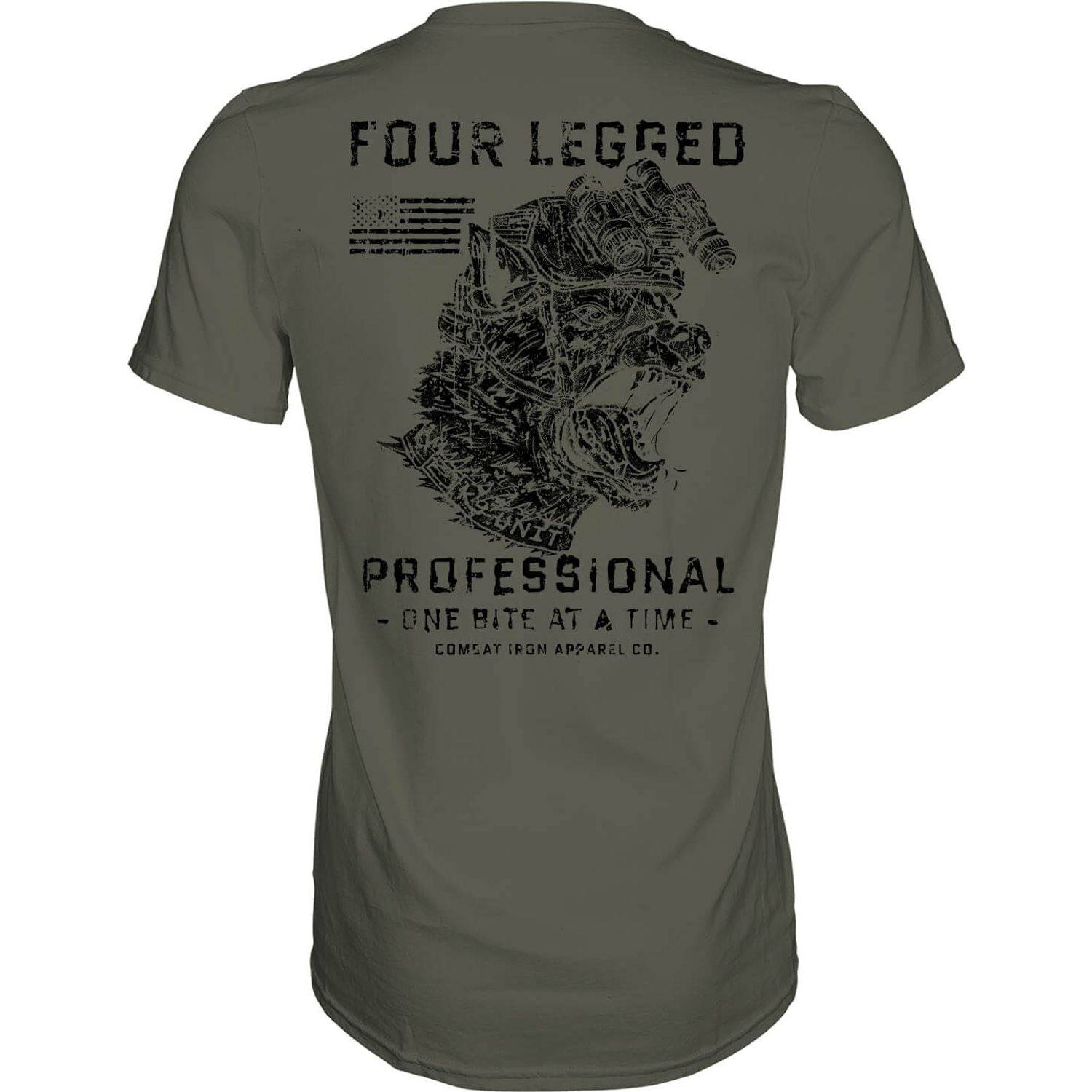Four Legged Professional K9 Dog Training Men's T-Shirt Hoodie, Sweatshirt | CoreVibeTees.com (Image 5)