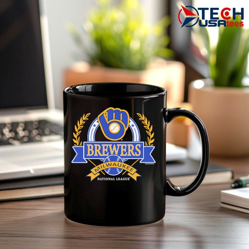 Milwaukee Brewers National League Cooperstown Crest shirt