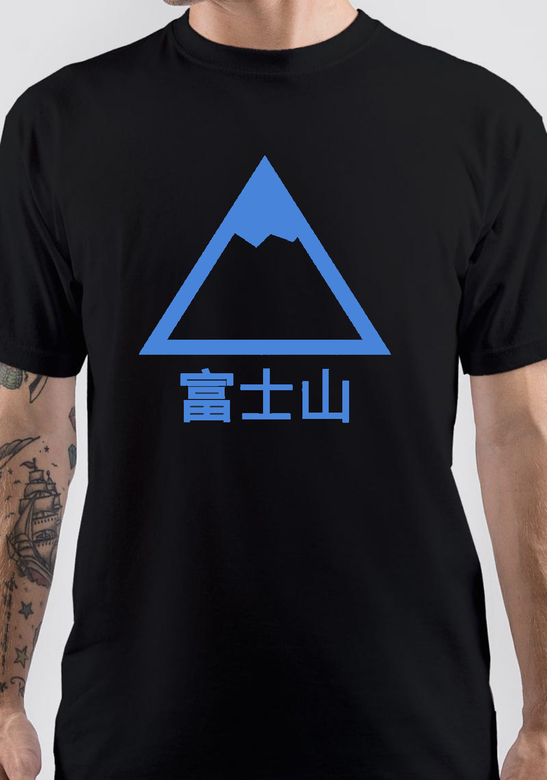 Mount Fuji Black T-Shirt Hoodie, Sweatshirt | CoreVibeTees.com
