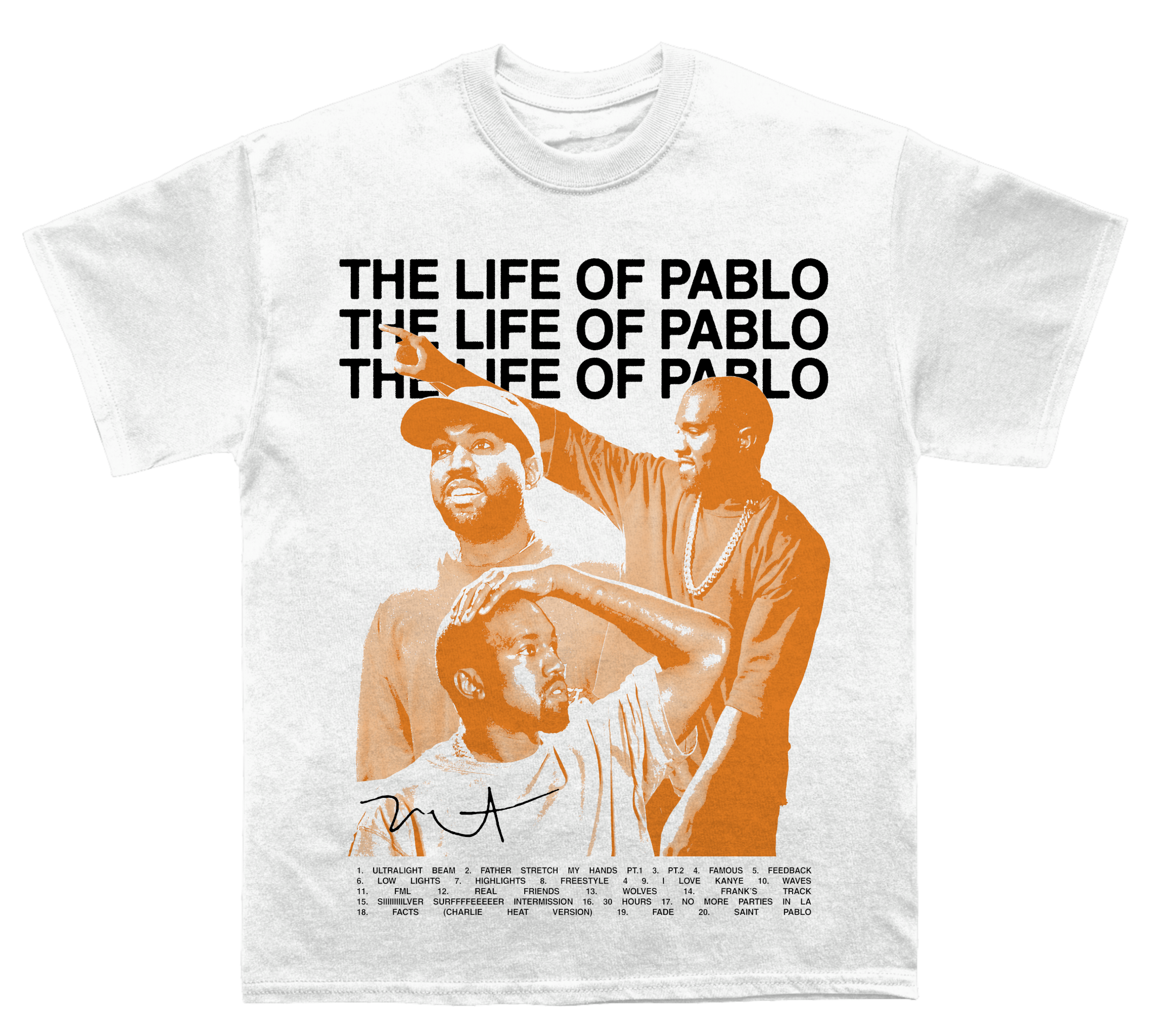 Kanye West "Life Of Pablo Album" TEE Hoodie, Sweatshirt | CoreVibeTees.com (Image 2)