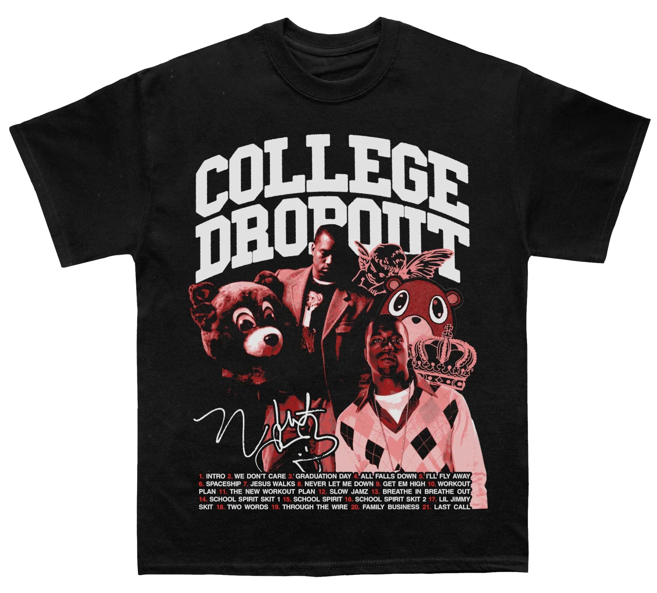 Kanye West â€œCollege Dropoutâ€ Album TEE Hoodie, Sweatshirt | CoreVibeTees.com