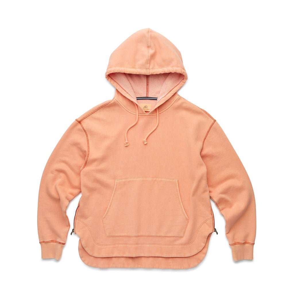 Kavya Side Zip Hoodie - Sienna Orange T-Shirts, Sweatshirt | CoreVibeTees.com (Image 2)