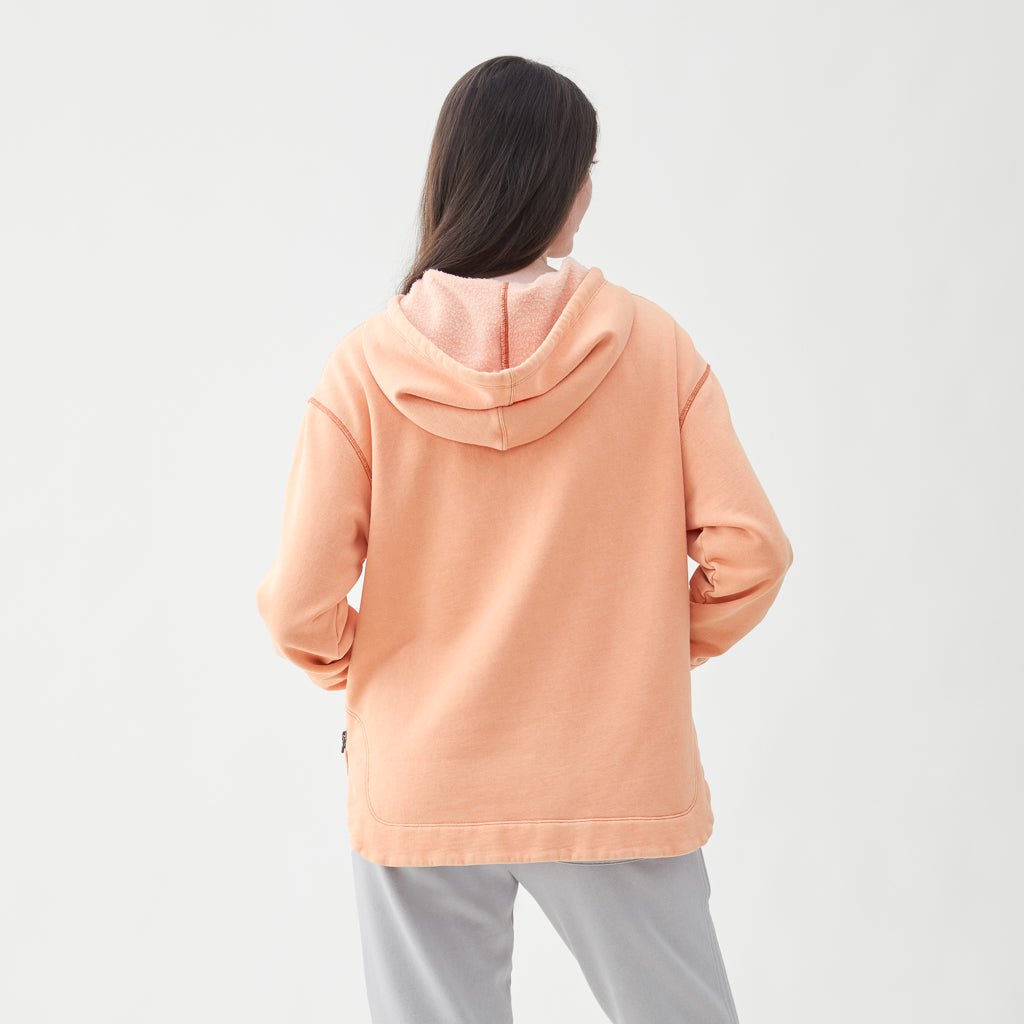 Kavya Side Zip Hoodie - Sienna Orange T-Shirts, Sweatshirt | CoreVibeTees.com (Image 3)