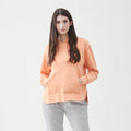 Kavya Side Zip Hoodie - Sienna Orange T-Shirts, Sweatshirt | CoreVibeTees.com (Image 1)