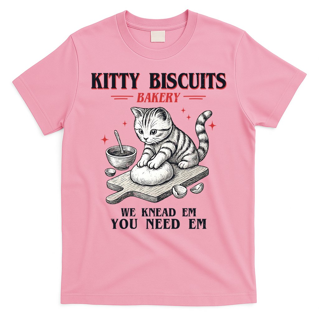Kitty Biscuits We Knead Em You Need Em Cat Lover Baking T-Shirt Hoodie, Sweatshirt | CoreVibeTees.com