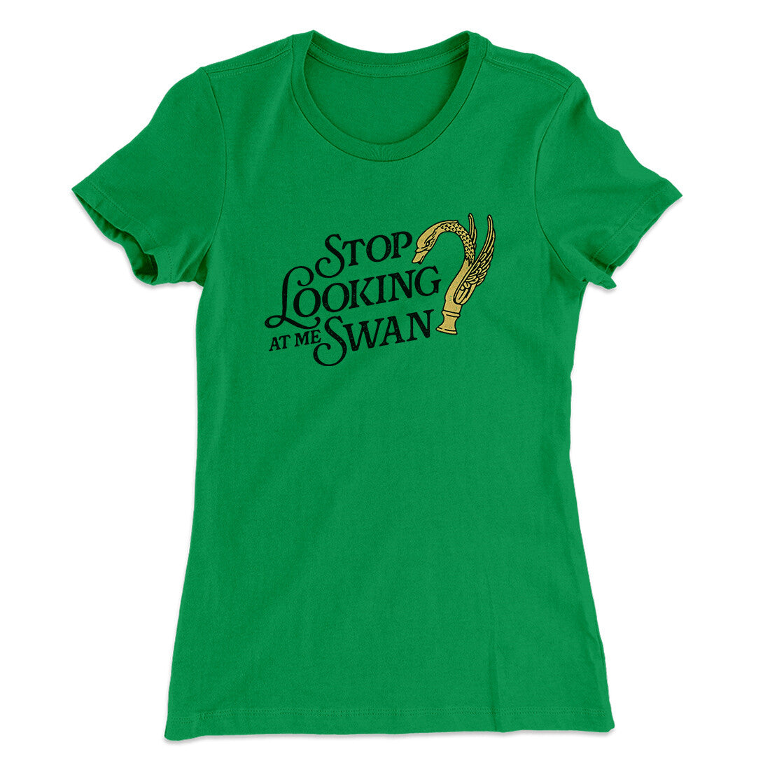 Stop Looking At Me Swan Women's T-Shirt Hoodie, Sweatshirt | CoreVibeTees.com (Image 5)