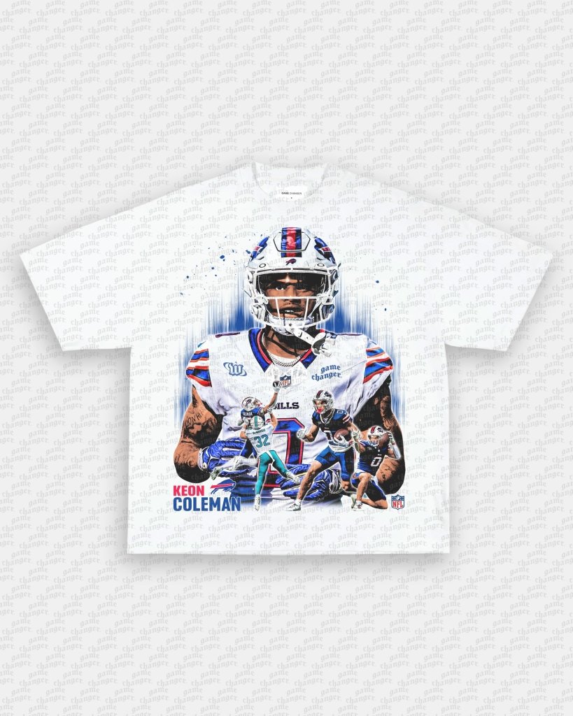 KEON COLEMAN - BILLS TEE Hoodie, Sweatshirt | CoreVibeTees.com (Image 3)