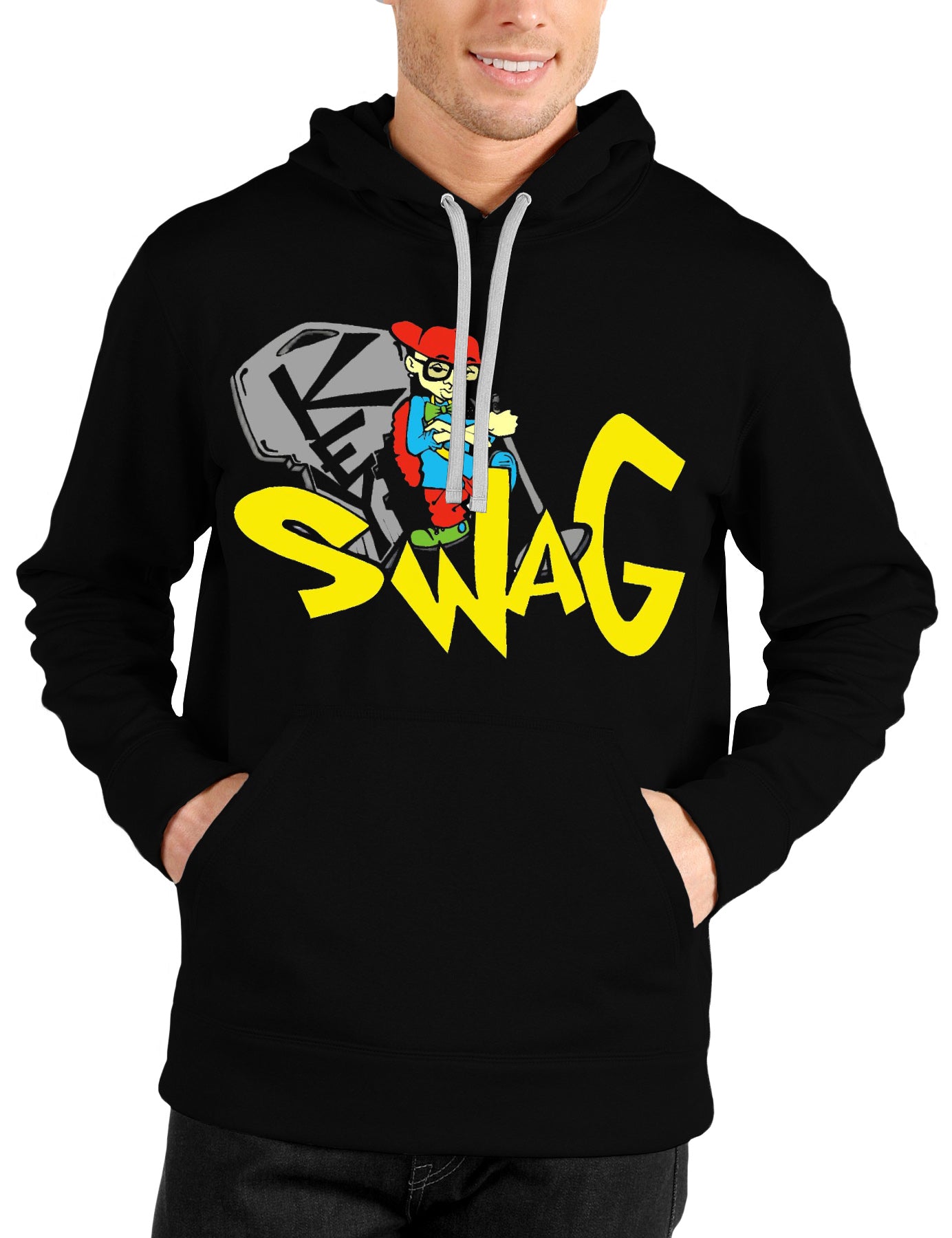 Swag Key Black Hoodie T-Shirts, Sweatshirt | CoreVibeTees.com