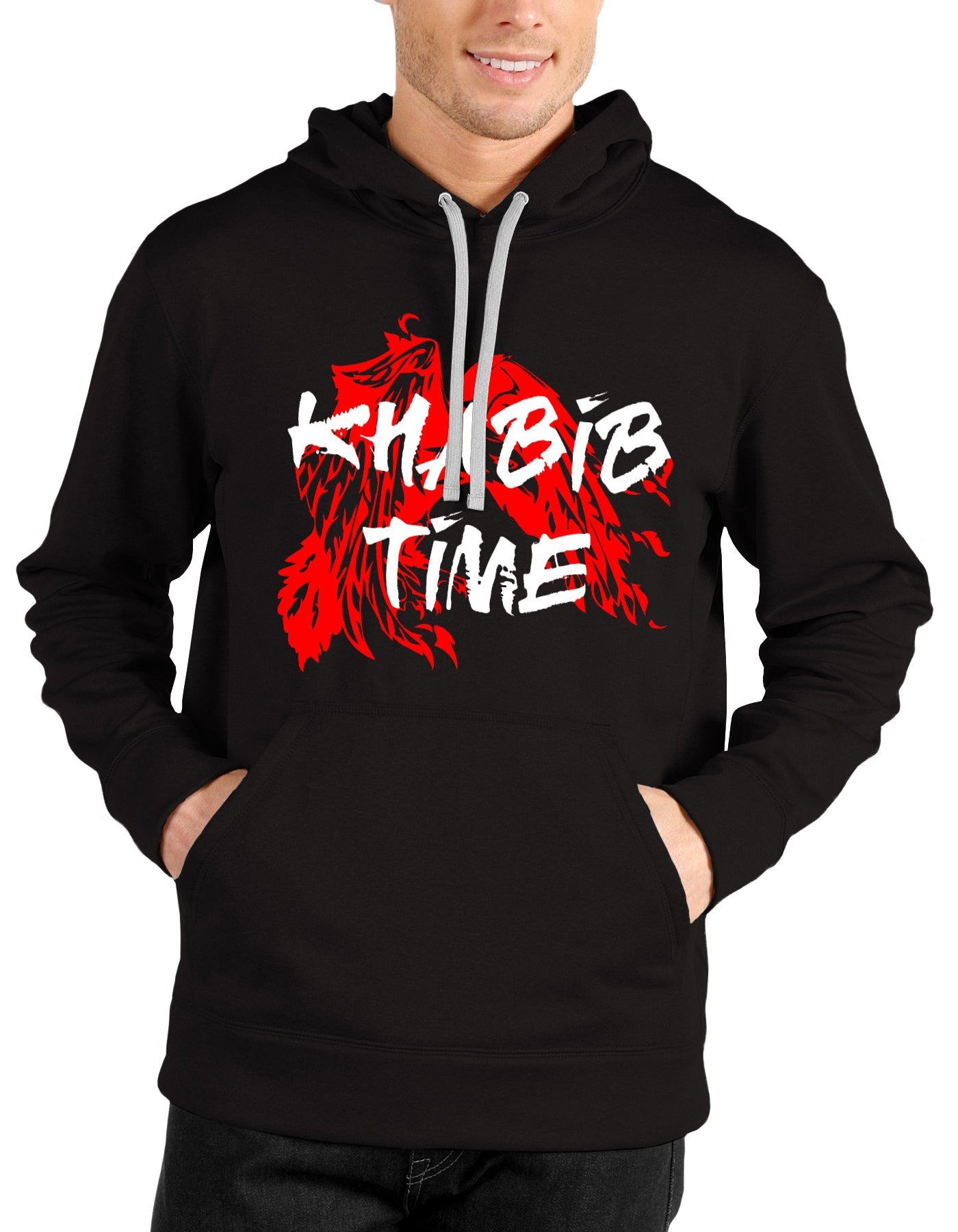 Khabib Time Black Hoodie Style001 T-Shirts, Sweatshirt | CoreVibeTees.com