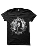 Jon Snow Black Tee Hoodie, Sweatshirt | CoreVibeTees.com