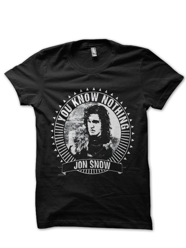 Jon Snow Black Tee Hoodie, Sweatshirt | CoreVibeTees.com