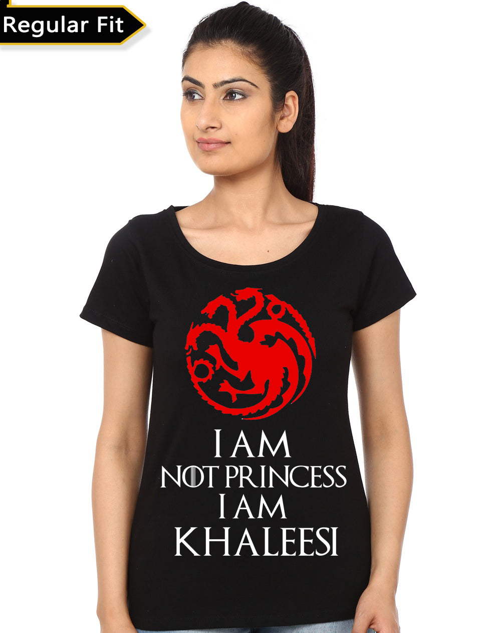 I Am Khaleesi Black Top T-Shirts, Hoodie, Sweatshirt | CoreVibeTees.com