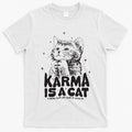 Karma Is A Cat Shirts Taylor Eras Cat Lover T-Shirt Hoodie, Sweatshirt | CoreVibeTees.com