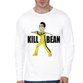 Kill Bean White Full Sleeve Tee Hoodie, Sweatshirt | CoreVibeTees.com