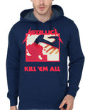 Metallica Killâ€™Em Navy Blue Hoodie T-Shirts, Sweatshirt | CoreVibeTees.com
