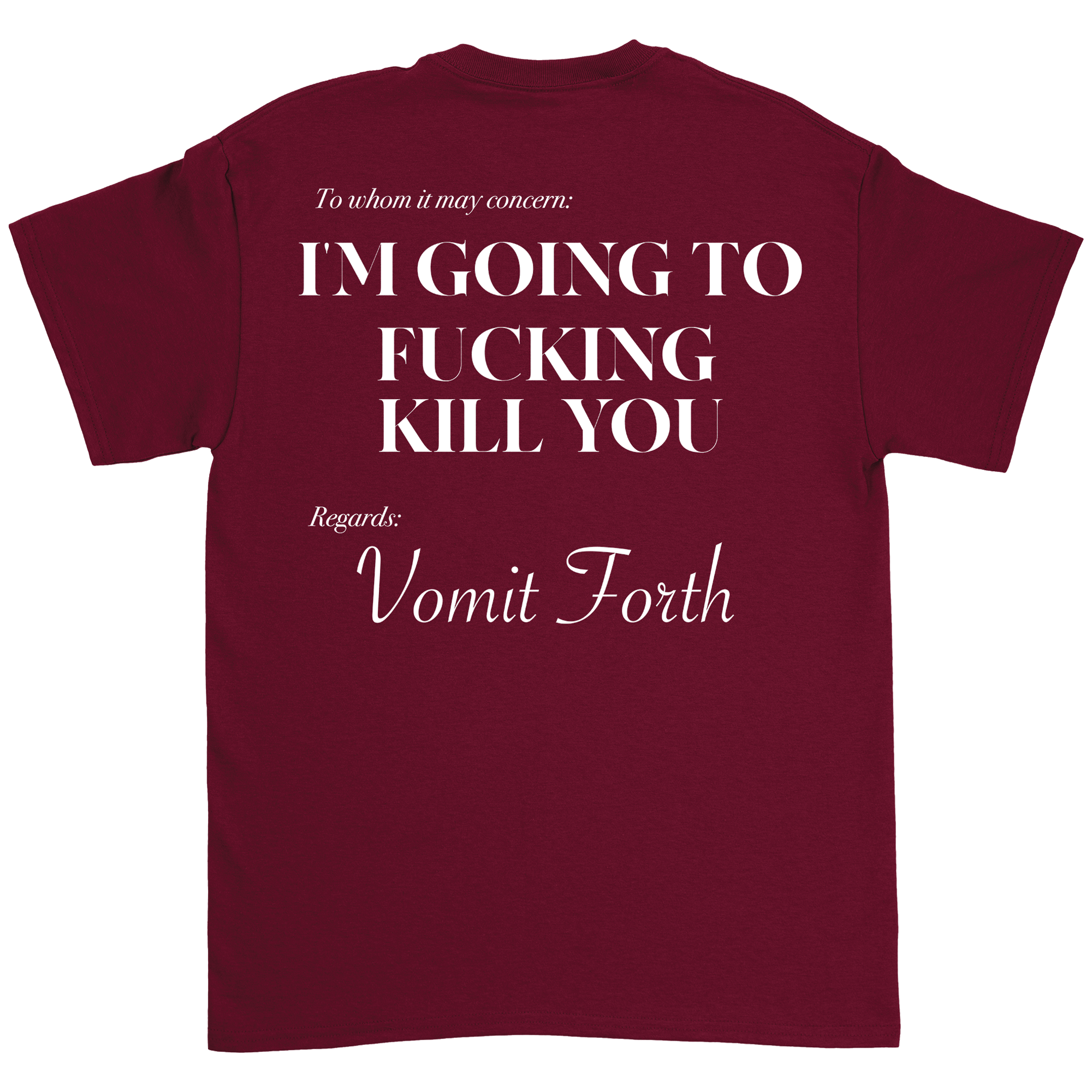 Vomit Forth - Kill You T-Shirt Hoodie, Sweatshirt | CoreVibeTees.com (Image 2)