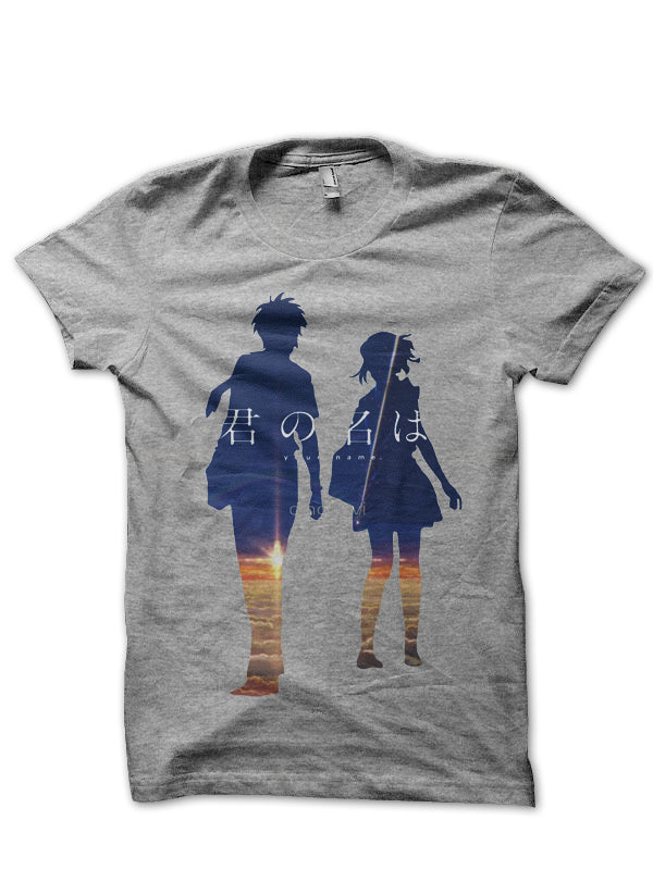 Kimi No Wa Grey T-Shirt Hoodie, Sweatshirt | CoreVibeTees.com