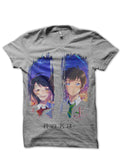 Kimi No Na Wa Grey T-Shirt Hoodie, Sweatshirt | CoreVibeTees.com