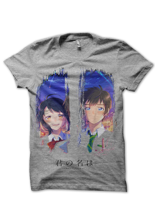 Kimi No Na Wa Grey T-Shirt Hoodie, Sweatshirt | CoreVibeTees.com