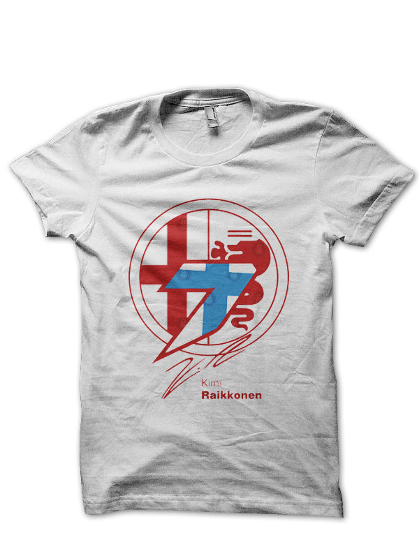 Kimi Raikkonen Alfa Romeo Racing T-Shirt Hoodie, Sweatshirt | CoreVibeTees.com