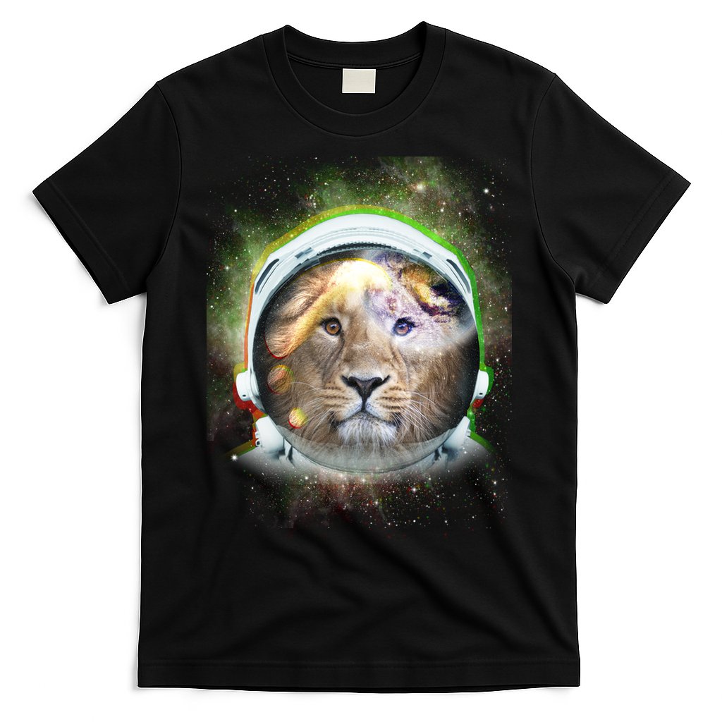 King Of The Universe Lion Space Astronaut Helmet T-Shirt Hoodie, Sweatshirt | CoreVibeTees.com