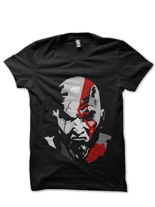 Kratos Face Black Tee Hoodie, Sweatshirt | CoreVibeTees.com