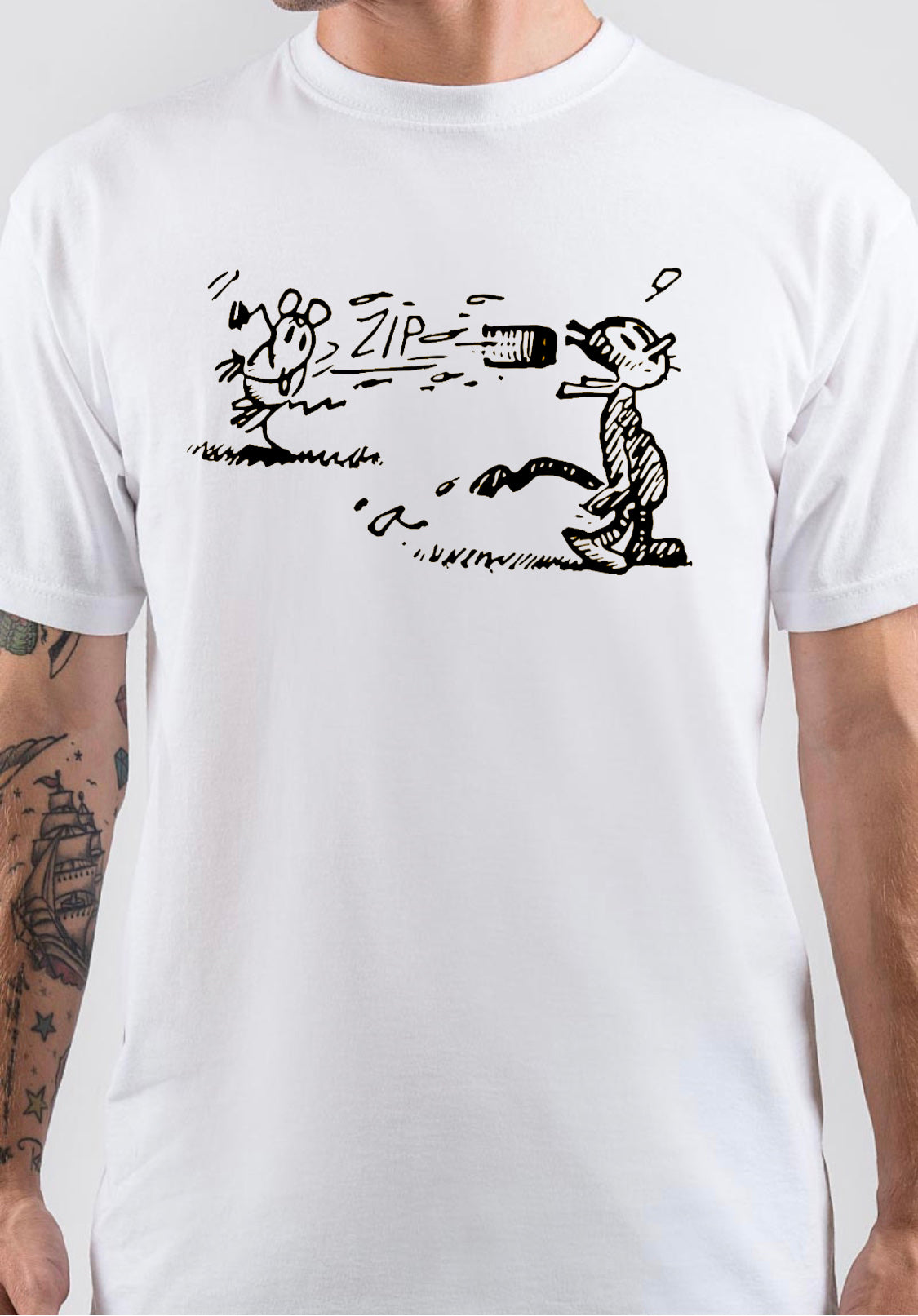 Krazy Kat Half Sleeve T-Shirt Hoodie, Sweatshirt | CoreVibeTees.com