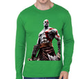 Kratos Green Full Sleeve Tee Hoodie, Sweatshirt | CoreVibeTees.com