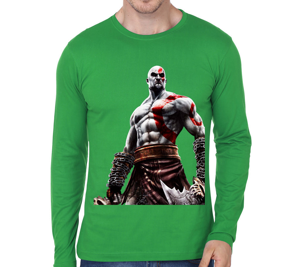 Kratos Green Full Sleeve Tee Hoodie, Sweatshirt | CoreVibeTees.com