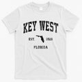 Key West Florida Fl Vintage Athletic Black Sports T-Shirt Hoodie, Sweatshirt | CoreVibeTees.com