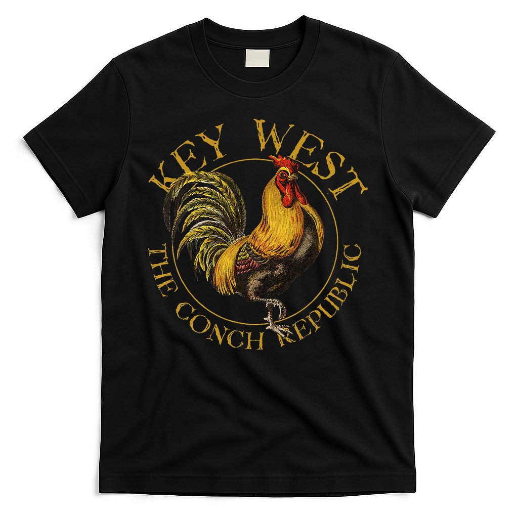 Key West Florida Vintage Rooster Design Souvenir T-Shirt Hoodie, Sweatshirt | CoreVibeTees.com