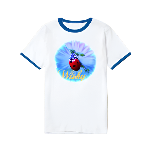 Wishy - Lady Bug Ringer Tee Hoodie, Sweatshirt | CoreVibeTees.com