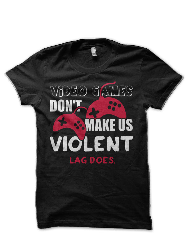 Gamer Half Sleeve Black T-Shirt Hoodie, Sweatshirt | CoreVibeTees.com